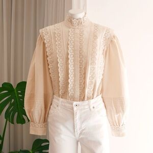 Sea New York | Tops | Sea New York Casey Hand Smocked Tie Front